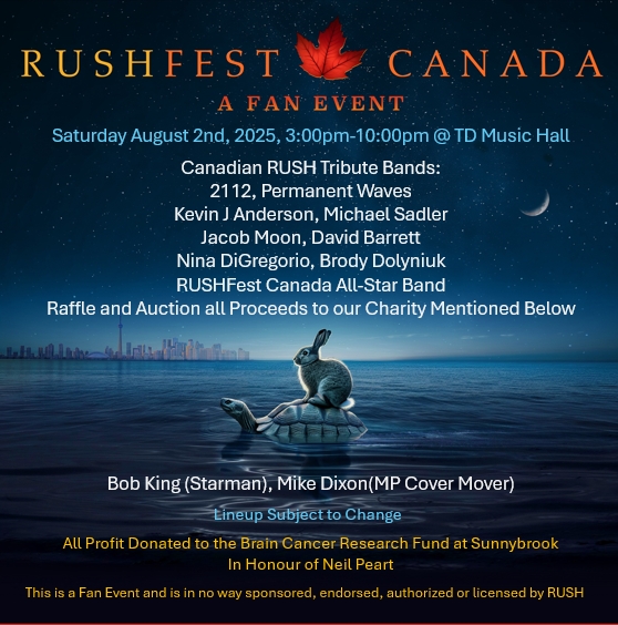 2025 RUSHFest Canada - TD Music Hall, Nina DiGregorio, Kevin Anderson, Hugh Syme, Jacob Moon, David Barrett, Bob King Mike Dixon, Permanent Waves, 2112, Micahel Sadler